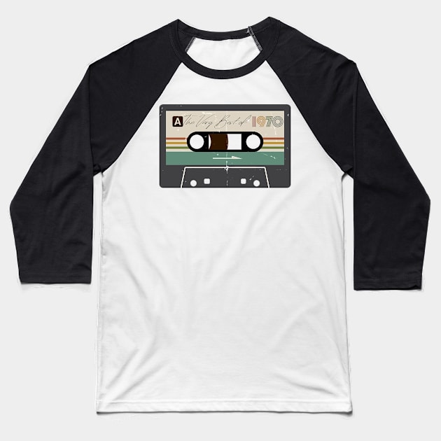 The Very Best of 1970 Birthday Year Celebration Baseball T-Shirt by Contentarama